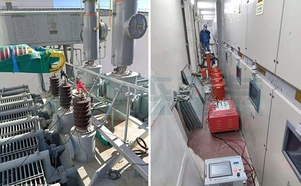 變壓器繞組變形測試儀國電風電場應用現場